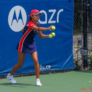 Ball girl at National Bank Open 2023