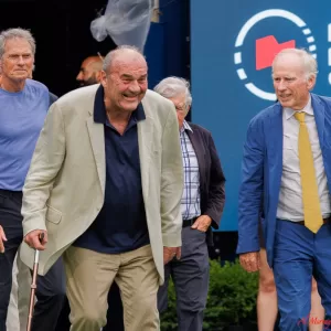 Pierre LaMarche and James Boyce at the Davis Cup Presentation At NBO 2023